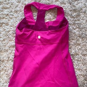 Lululemon hot pink tank